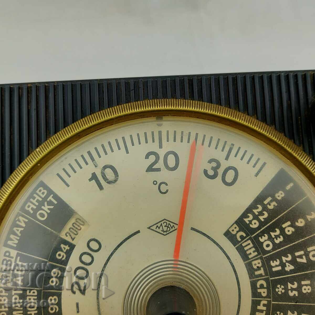 Delivery of Old table calendar with thermometer Moscow #2637