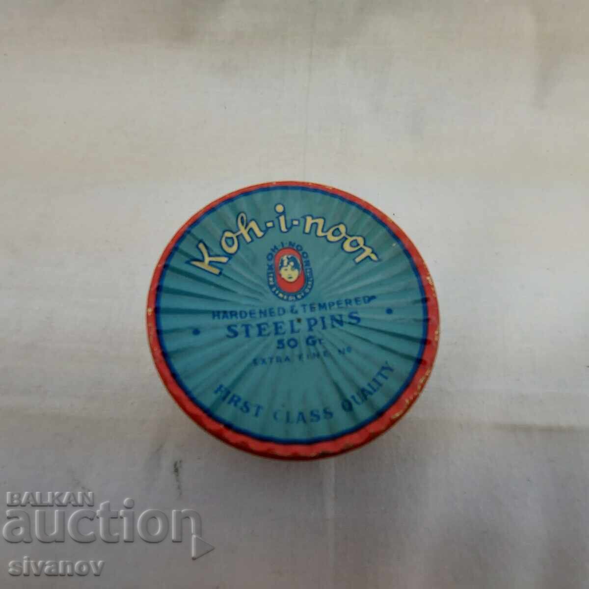 Δημοπρασία Παλιό μεταλλικό κουτί Koh-I-Noor Τσεχοσλοβακία #2646