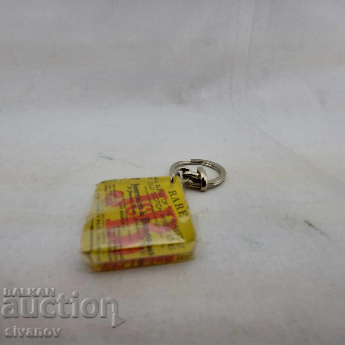 Auction Vintage J&B Rare Scotch Keychain #2647 Auction Vintage J&B Rare Scotch Keychain #2647