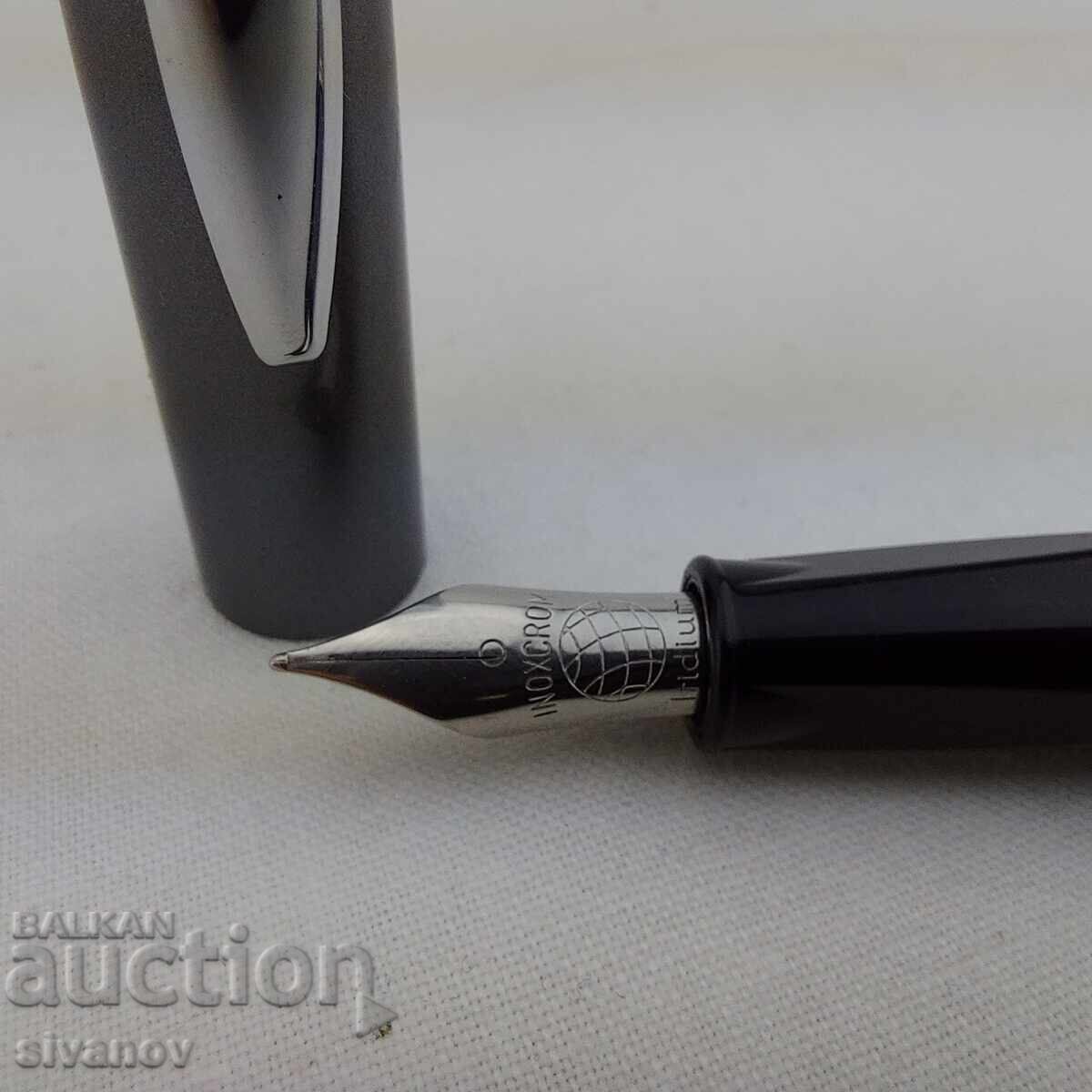 Auction  Interesting gray metal INOXCROM pen #2667