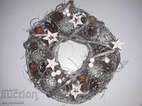 NEW WREATH. NATURAL MATERIALS