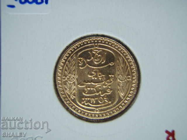 100 Francs 1935 Tunisia (100 франка Тунис) - AU/Unc (злато) - 7