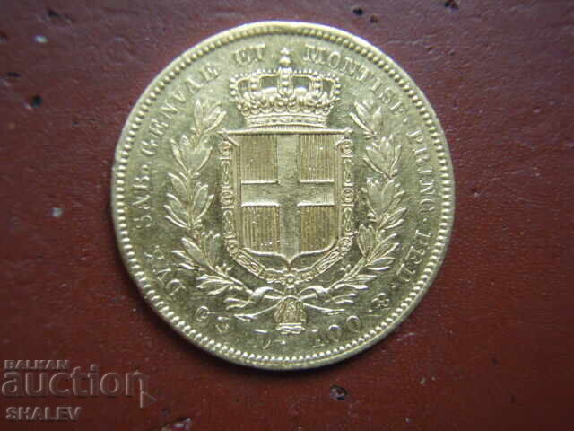 Delivery of 100 Lire 1840 Sardinia /2/ - XF (gold)