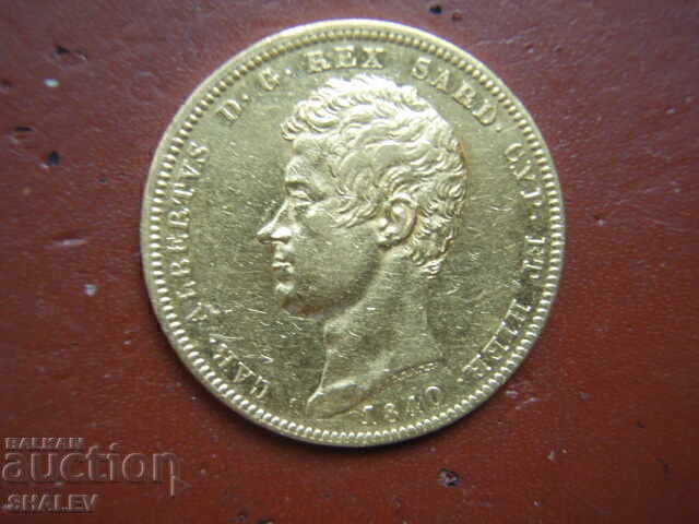 100 Λίρες 1840 Σαρδηνίας (100 liri Sardiniya) /2/ - XF (χρυσός) - 6 100 Λίρες 1840 Σαρδηνίας (100 liri Sardiniya) /2/ - XF (χρυσός) - 6