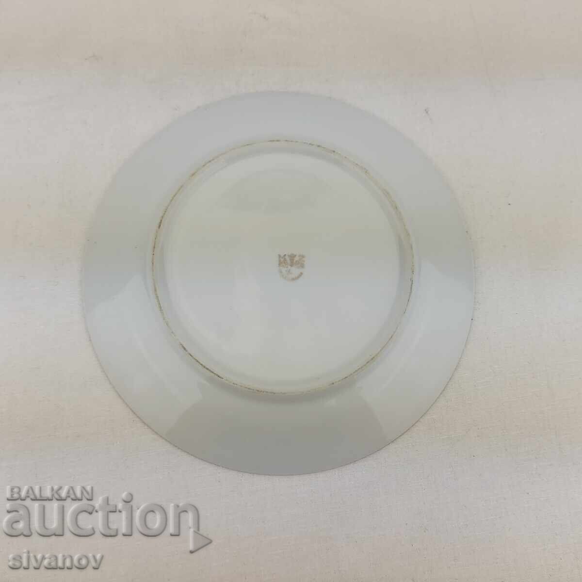 Delivery of Old porcelain plate House of the Railway Prague #2688