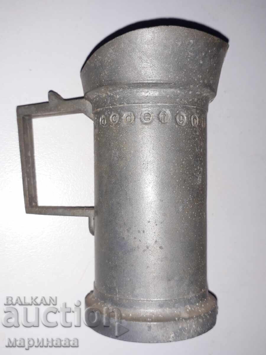 OLD MEASURES, MEASURING TOOLS. ZINC. ENGLAND - 6