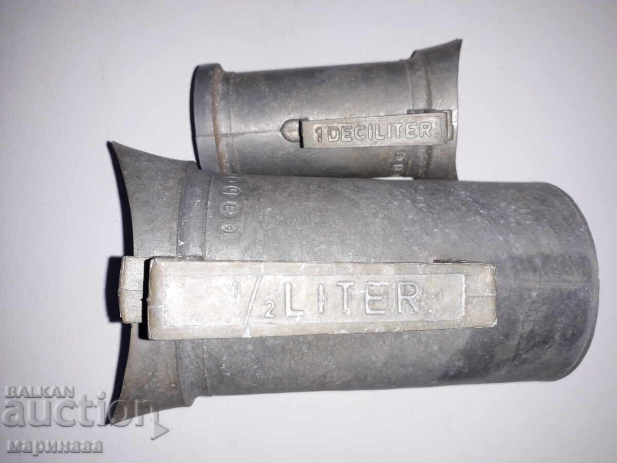 OLD MEASURES, MEASURING TOOLS. ZINC. ENGLAND - 7