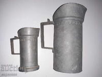 OLD MEASURES, MEASURING TOOLS. ZINC. ENGLAND