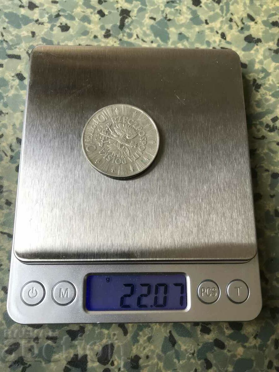 Delivery of Poland 10 zlotys 1935 Pilsudski silver