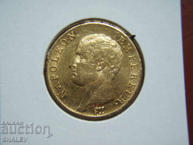 40 Francs 1806 A France (40 Francs France) / 2 - XF/AU (gold) - 5 40 Francs 1806 A France (40 Francs France) / 2 - XF/AU (gold) - 5