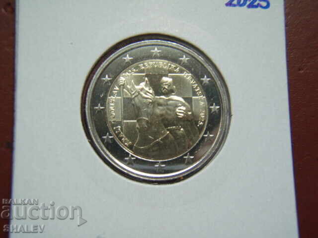 2 euro 2025 Croația /2 evro Khŭrvatiya "Tomislav" (1) - Unc cu preț 12.89 BGN | € 6.59
