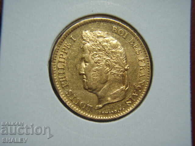 40 franci 1831 A Franța (40 franci Franța) - AU (aur) - 6 40 franci 1831 A Franța (40 franci Franța) - AU (aur) - 6