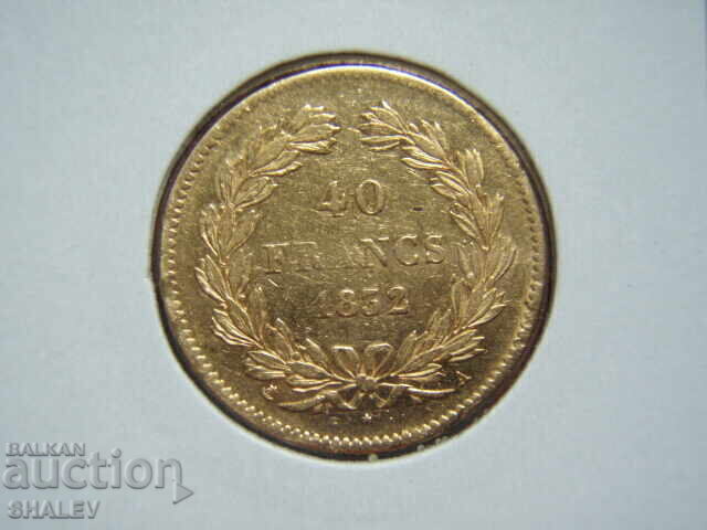Licitație 40 Franci 1832 A Franța (40 franka Frantsiya) - AU (aur)