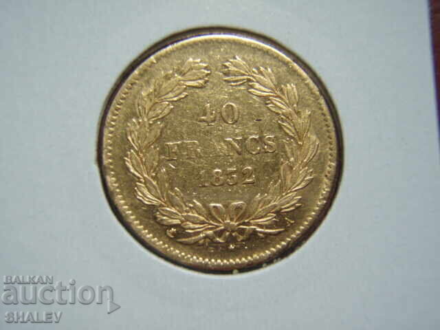 Livrarea 40 Franci 1832 A Franța (40 franka Frantsiya) - AU (aur)