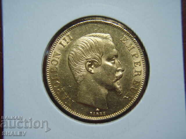 50 Φράγκα 1859 BB Γαλλία (50 franka Frantsiya) /2 - AU (χρυσός) - 5