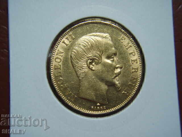 50 Φράγκα 1859 BB Γαλλία (50 franka Frantsiya) /2 - AU (χρυσός) - 6