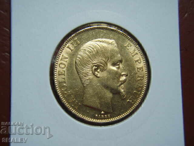 50 Φράγκα 1859 BB Γαλλία (50 franka Frantsiya) /2 - AU (χρυσός) - 7