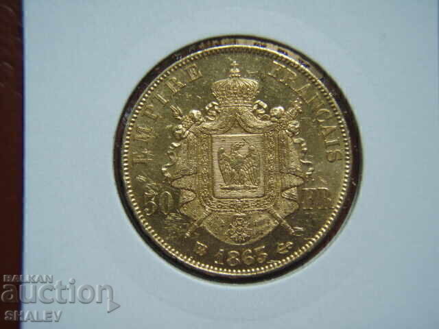 Licitație 50 franci 1863 BB Franța (50 franci Franța) - AU (aur) Licitație 50 franci 1863 BB Franța (50 franci Franța) - AU (aur)