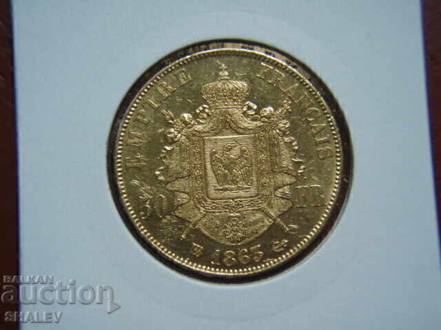 Livrarea 50 franci 1863 BB Franța (50 franci Franța) - AU (aur) Livrarea 50 franci 1863 BB Franța (50 franci Franța) - AU (aur)