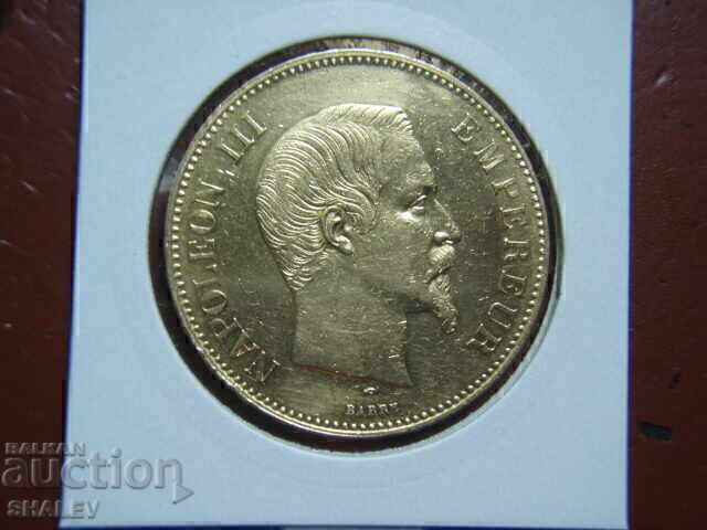 100 Franci 1857 A Franța (100 franka Frantsiya)/2 - AU (aur) - 5