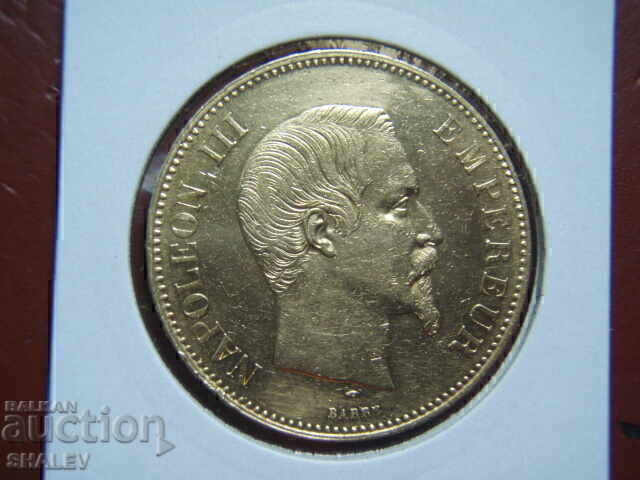100 Franci 1857 A Franța (100 franka Frantsiya)/2 - AU (aur) - 6