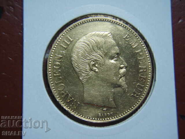 100 Franci 1857 A Franța (100 franka Frantsiya)/2 - AU (aur) - 7