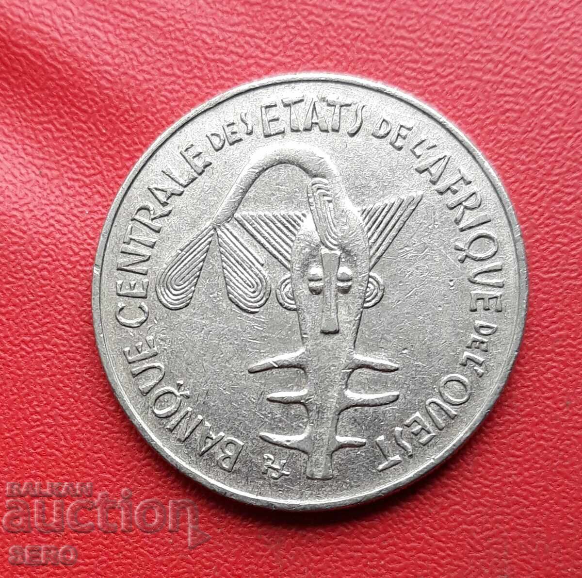 French West Africa - 100 Francs 1989 with price 1.51 BGN | € 0.77 French West Africa - 100 Francs 1989 with price 1.51 BGN | € 0.77