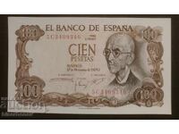 Spain, 100 Pesetas 1970, UNC
