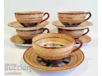 Japanese Porcelain Thousand Faces Cups