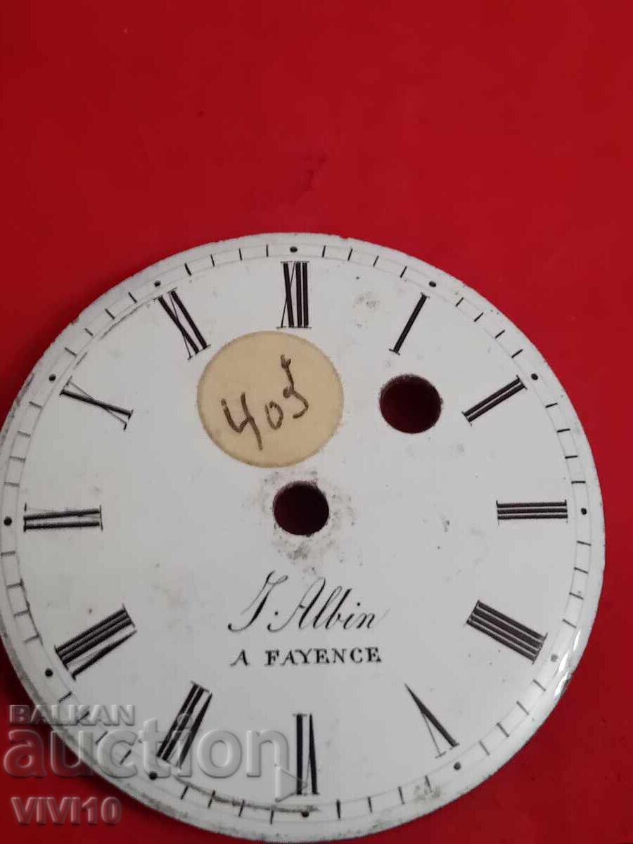 Antique pocket watch dial Antique pocket watch dial