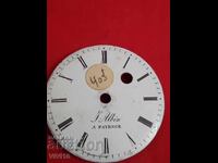 Cadran vechi de ceas de buzunar