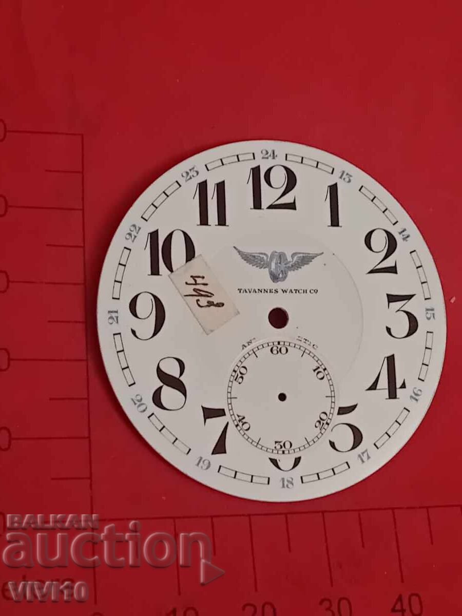 Cadran vechi pentru ceas de buzunar Sima