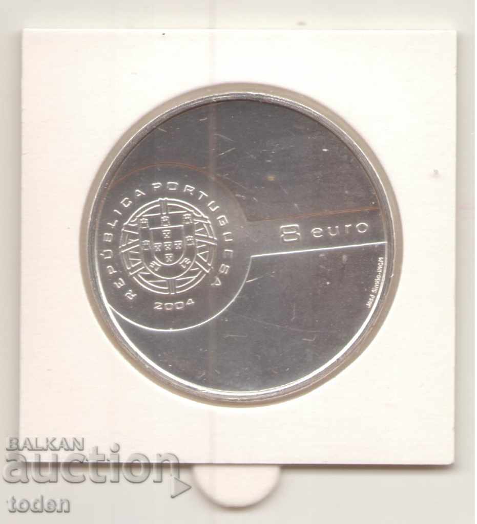 Portugal - 8 Euro - 2004 - KM# 757 - Football - The Shot with price 35.00 BGN | € 17.90 Portugal - 8 Euro - 2004 - KM# 757 - Football - The Shot with price 35.00 BGN | € 17.90