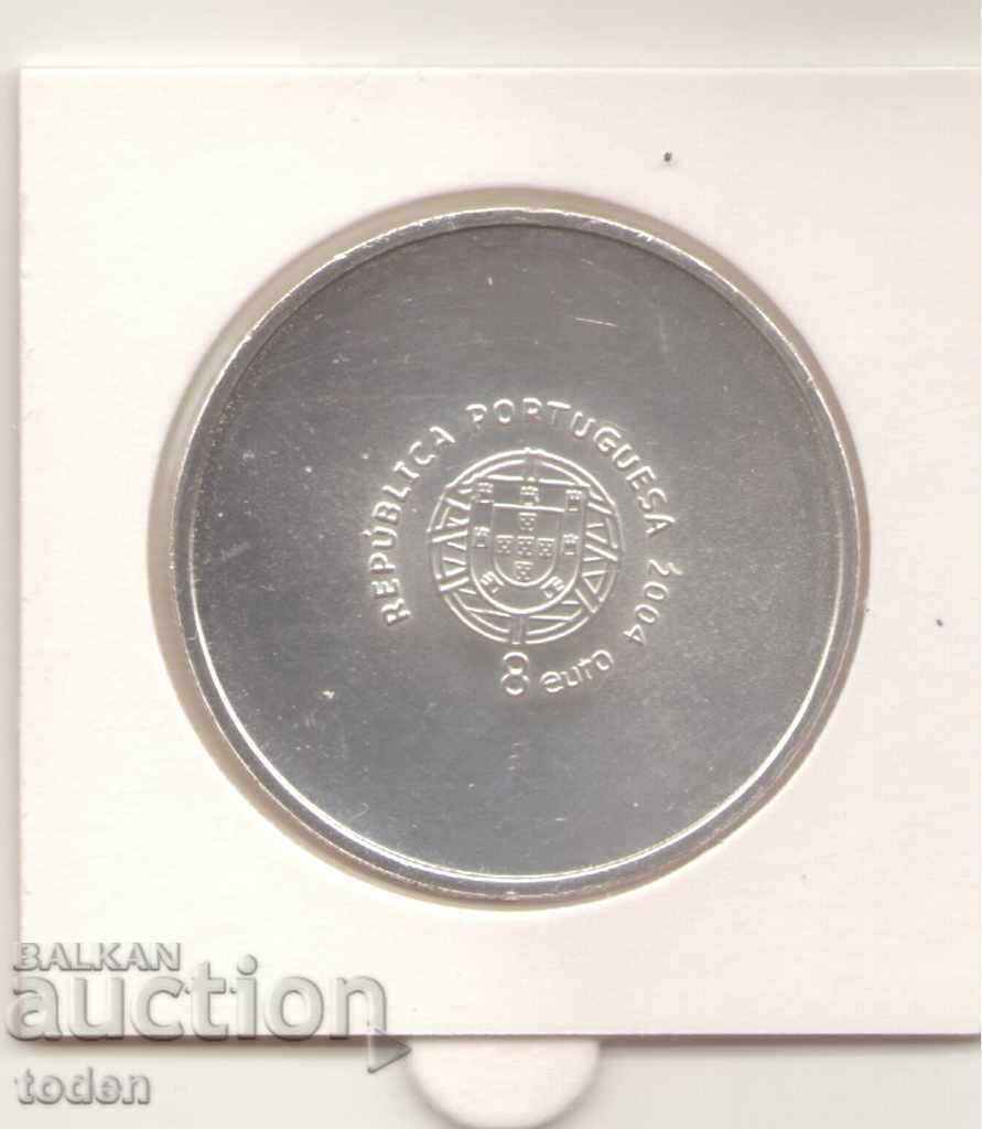 Portugal - 8 Euro - 2004 - KM# 758 - Football - The Score with price 35.00 BGN | € 17.90 Portugal - 8 Euro - 2004 - KM# 758 - Football - The Score with price 35.00 BGN | € 17.90