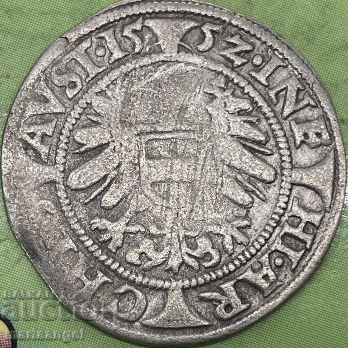 3 κρόιτσερ 1552 Αυστρία Φερδινάνδος I Βιέννη 1,85γρ ασήμι - 6