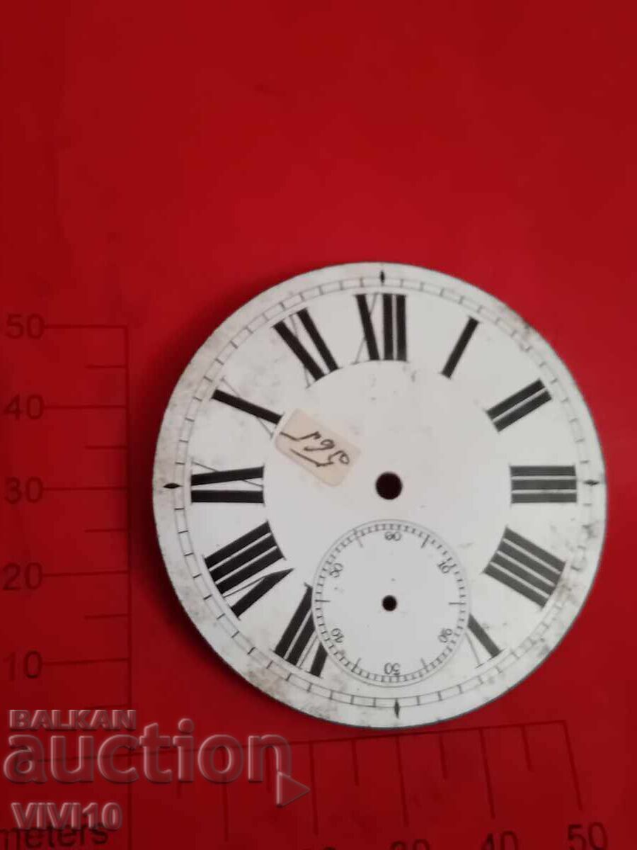 Antique pocket watch dial Antique pocket watch dial