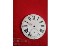 Cadran vechi de ceas de buzunar