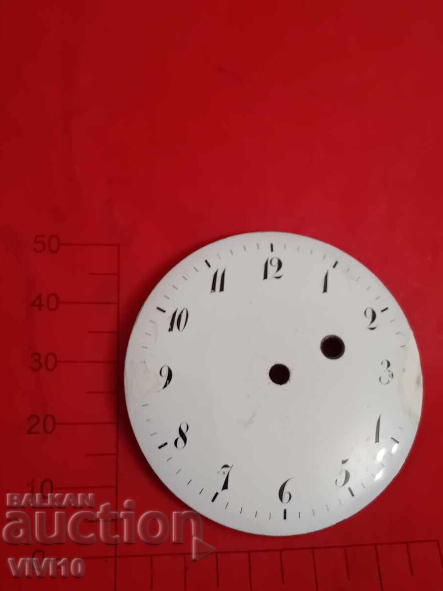 Antique pocket watch dial