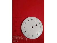 Cadran vechi de ceas de buzunar