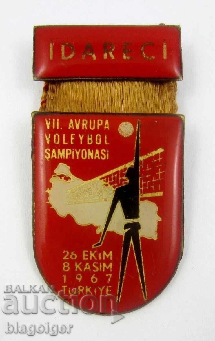 Campionatul European de Volei Masculin 1967 - Ecuson Campionatul European de Volei Masculin 1967 - Ecuson