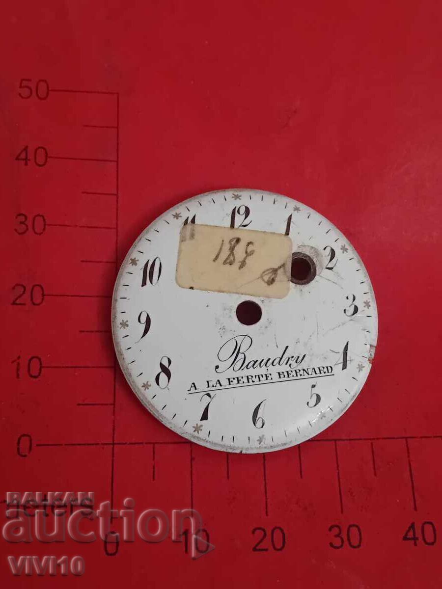 Antique pocket watch dial Antique pocket watch dial