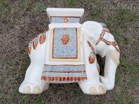 STATUIE URIAȘĂ DE ELEFANT, LUCRARE MANUALĂ