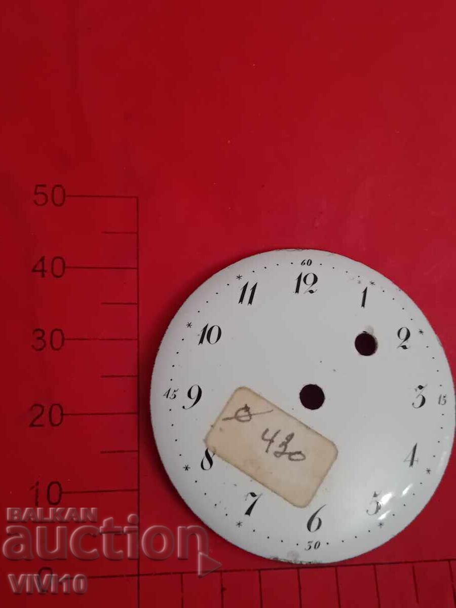 Antique pocket watch dial