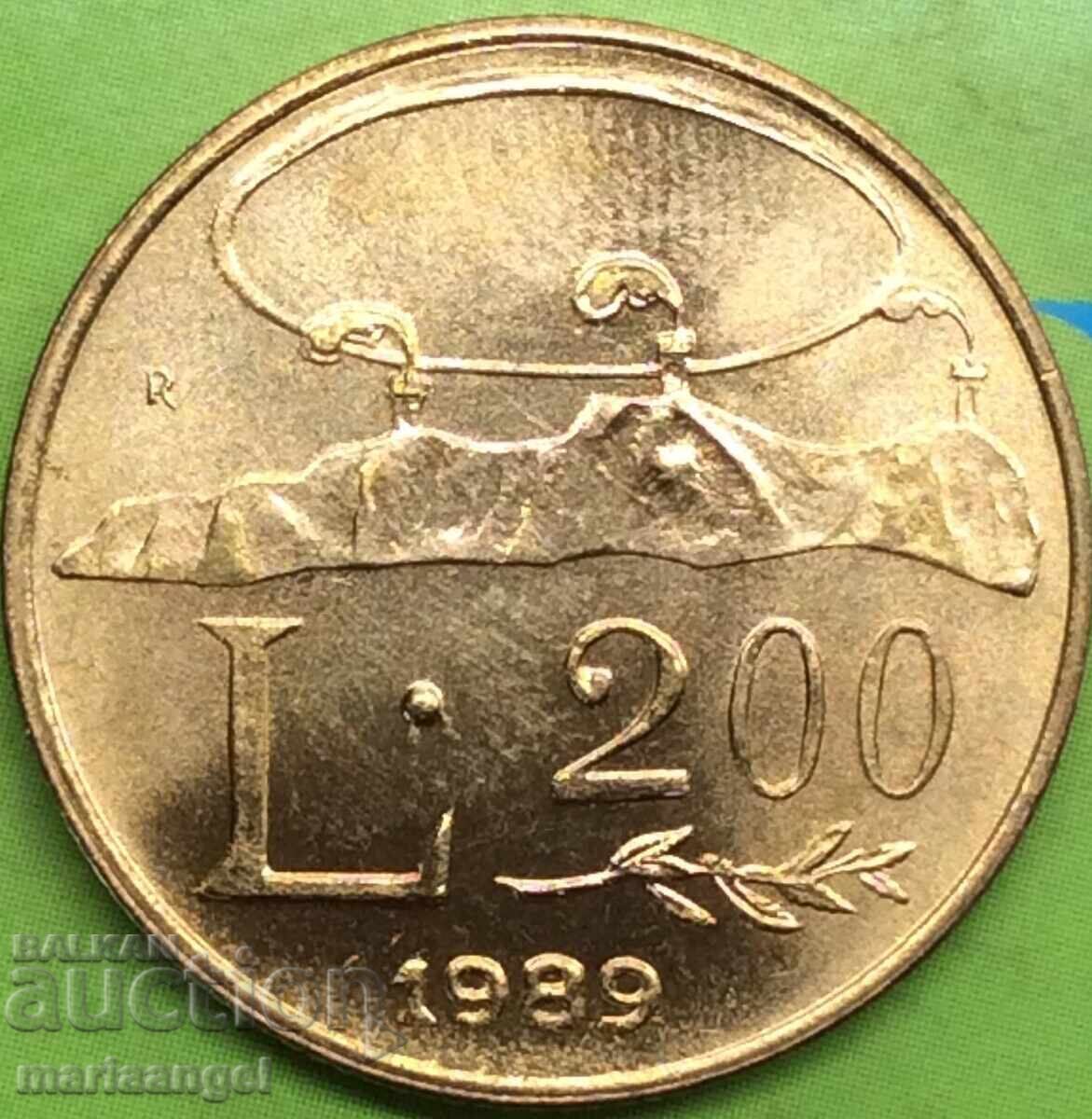 Auction San Marino 1989 200 Lire UNC Auction San Marino 1989 200 Lire UNC
