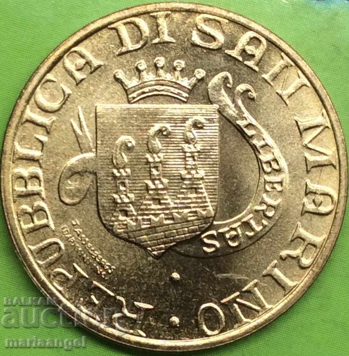 Delivery of San Marino 1989 200 Lire UNC Delivery of San Marino 1989 200 Lire UNC