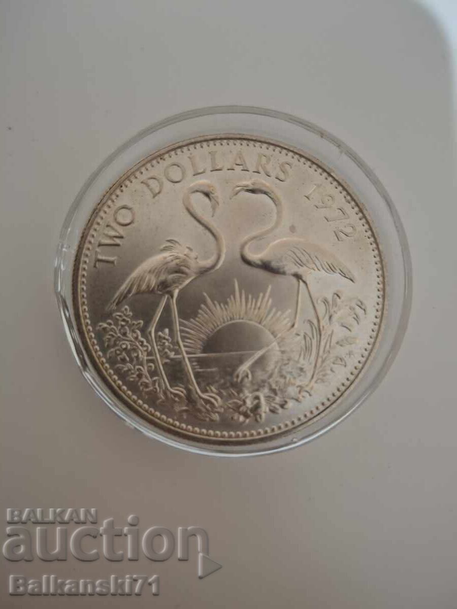 2 δολάρια ασήμι 1972 Βαχάμες 2 δολάρια ασήμι 1972 Βαχάμες