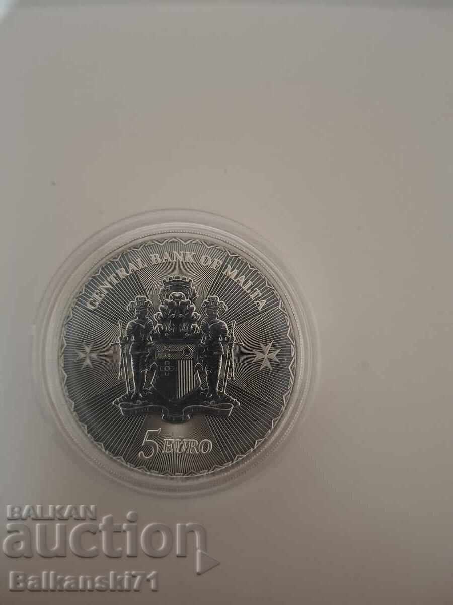 1 oz ασήμι Μαλτέζικος σταυρός 2024 με τιμή 100.00 BGN | € 51.13 1 oz ασήμι Μαλτέζικος σταυρός 2024 με τιμή 100.00 BGN | € 51.13