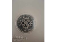 1 oz ασήμι Μαλτέζικος σταυρός 2024