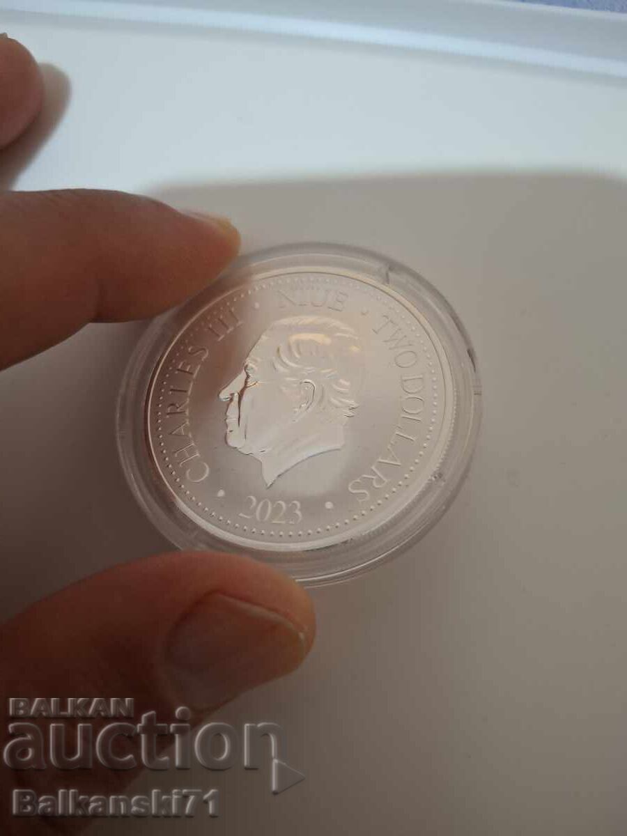 Licitație 1 oz argint Niue 2023 Licitație 1 oz argint Niue 2023