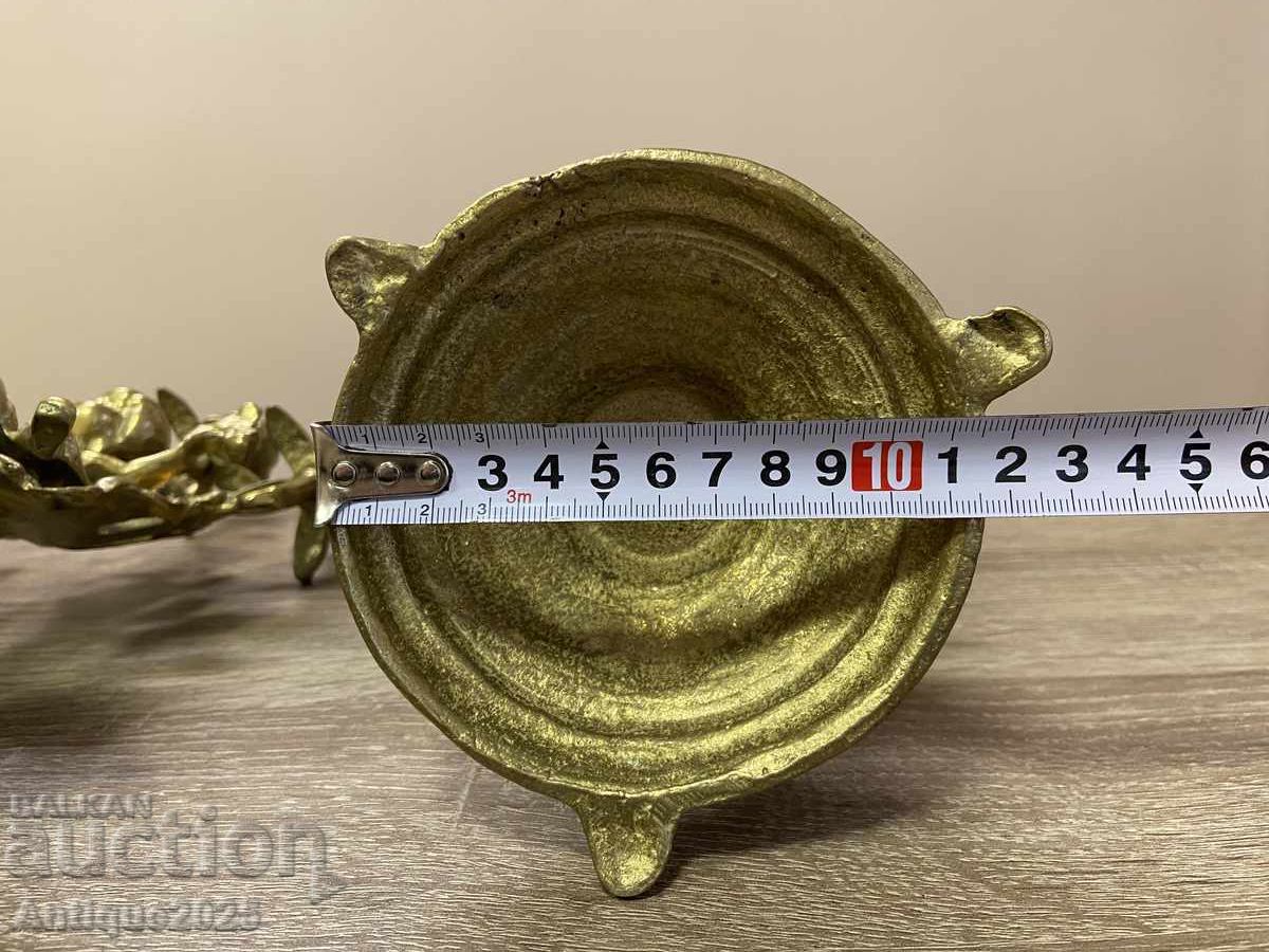 Винтидж бронзови свещници „Феи“ — чифт - 6 Винтидж бронзови свещници „Феи“ — чифт - 6